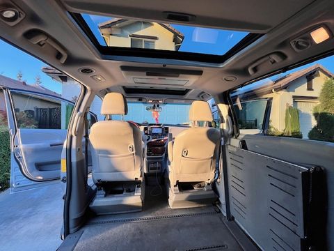 Used Wheelchair Van For Sale: 2012 Toyota Sienna XLE Limited Wheelchair Accessible Van For Sale with a BraunAbility - Toyota Rampvan XT on it. VIN: 5TDYK3DC3CS263944