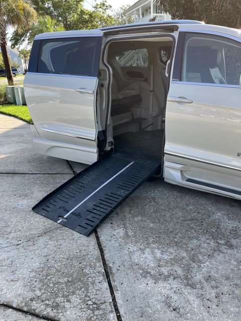 Used Wheelchair Van For Sale: 2019 Chrysler Pacifica Touring L Plus Wheelchair Accessible Van For Sale with a BraunAbility - Chrysler Entervan XT on it. VIN: 2C4RC1EGXKR603833