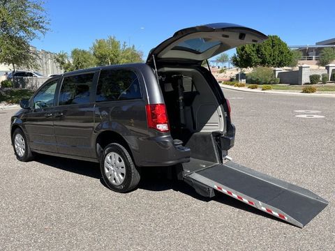 Used Wheelchair Van For Sale: 2015 Dodge Caravan SE Plus Wheelchair Accessible Van For Sale with a MobilityWorks Commercial - Mobility Works Full Size Ford E-Series on it. VIN: 2C4RDGBG4FR648079