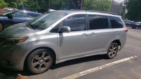 Used Wheelchair Van For Sale: 2017 Toyota Sienna LE  Mobility Auto Access Wheelchair Accessible Van For Sale with a ATS - ATS Rear Entry on it. VIN: 5TDXZ3DC3HS897186