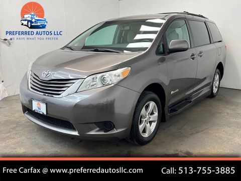 Used Wheelchair Van For Sale: 2015 Toyota Sienna LE Wheelchair Accessible Van For Sale with a  on it. VIN: 5TDKK3DC9FS679622