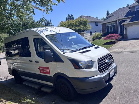 Used Wheelchair Van For Sale: 2015 Ford Transit T-150 Wheelchair Accessible Van For Sale with a  on it. VIN: 1FDZK1CM4FKA30004
