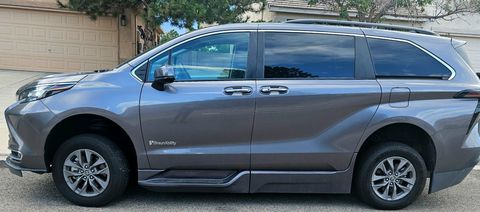 New Wheelchair Van For Sale: 2023 Toyota Sienna XLE Plus Wheelchair Accessible Van For Sale with a  on it. VIN: 5TDJRKEC5PS167048