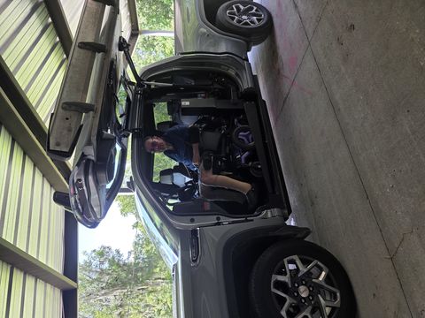 New Wheelchair Van For Sale: 2025 GMC Sierra SLT Wheelchair Accessible Van For Sale with a ATC Wheelchair Truck Conversions - 1500 Chevy & GMC Trucks on it. VIN: 3GTUUDED6SG238975