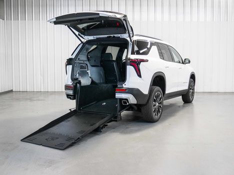 New Wheelchair Van For Sale: 2026 Chevrolet Traverse FWD LT Wheelchair Accessible Van For Sale with a Freedom Motors on it. VIN: 1GNERGKS6TJ379563