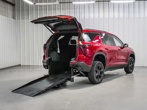 New Wheelchair Van For Sale: 2027 Chevrolet Traverse FWD LT Wheelchair Accessible Van For Sale with a Freedom Motors on it. VIN: 1GNERGKS8VJ137294