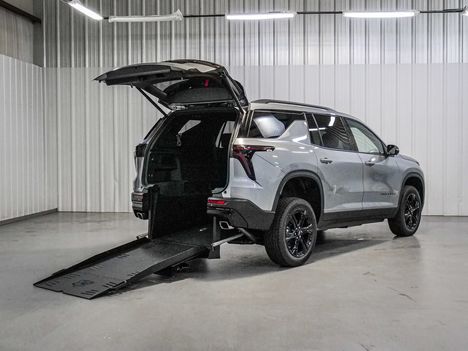 New Wheelchair Van For Sale: 2027 Chevrolet Traverse FWD LT Wheelchair Accessible Van For Sale with a Freedom Motors on it. VIN: 1GNERGKS9VJ138471