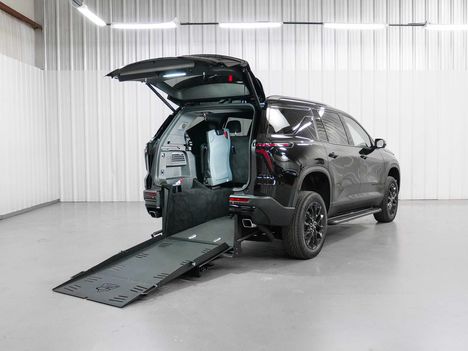 Used Wheelchair Van For Sale: 2025 Chevrolet Traverse FWD LT Wheelchair Accessible Van For Sale with a Freedom Motors on it. VIN: 1GNERGRSXSJ161405