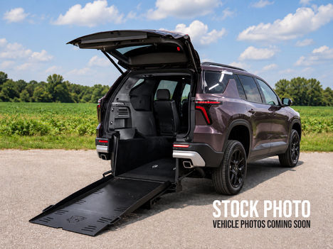 Used Wheelchair Van For Sale: 2025 Chevrolet Traverse FWD RS Wheelchair Accessible Van For Sale with a Freedom Motors on it. VIN: 1GNERLRS0SJ289273