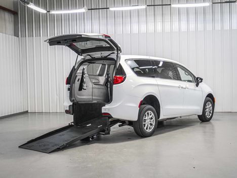New Wheelchair Van For Sale: 2026 Chrysler Voyager LX Wheelchair Accessible Van For Sale with a Freedom Motors on it. VIN: 2C4RC1CG0TR275181