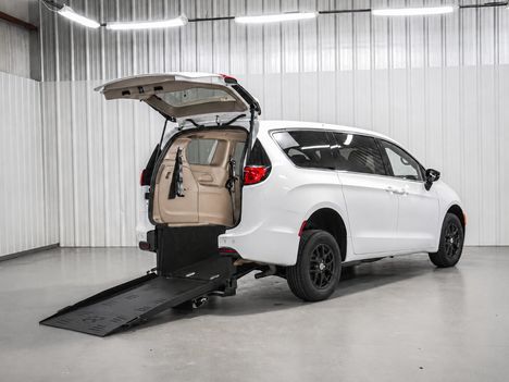 Used Wheelchair Van For Sale: 2023 Chrysler Voyager LX Wheelchair Accessible Van For Sale with a Freedom Motors on it. VIN: 2C4RC1CG3PR551200