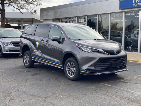 Used Wheelchair Van For Sale: 2023 Toyota Sienna  Wheelchair Accessible Van For Sale with a Vantage Mobility Rear-Entry on it. VIN: 5TDKRKECXPS166451