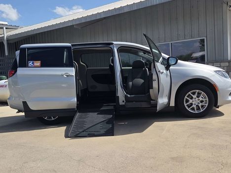 Used Wheelchair Van For Sale: 2024 Chrysler Voyager LX Fleet Wheelchair Accessible Van For Sale with a BraunAbility Chrysler Companion Van on it. VIN: 2C4RC1CG5RR184724