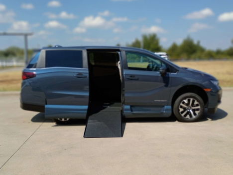 New Wheelchair Van For Sale: 2026 Honda Odyssey EX-L Wheelchair Accessible Van For Sale with a VMI Honda Northstar on it. VIN: 5FNRL6H67TB078310