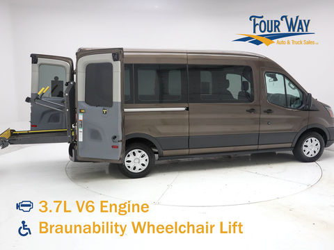 Used Wheelchair Van For Sale: 2017 Ford Transit Rear-Entry Transit Wheelchair Accessible Van For Sale with a Commercial Vans - Ford Transit  on it. VIN: 1FBZX2CM4HKA03162