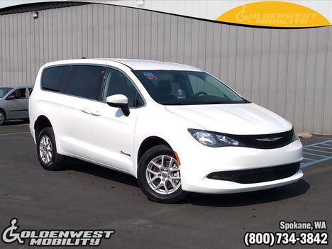 Used Wheelchair Van For Sale: 2023 Chrysler Voyager LX Fleet Wheelchair Accessible Van For Sale with a BraunAbility Chrysler Manual Rear-Entry on it. VIN: 2C4RC1CG5PR564515