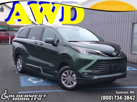 New Wheelchair Van For Sale: 2026 Toyota Sienna XLE Wheelchair Accessible Van For Sale with a VMI Toyota Sienna Hybrid - AWD on it. VIN: 5TDYSKFC9TS277807