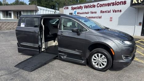 Used Wheelchair Van For Sale: 2017 Chrysler Pacifica Touring-L Wheelchair Accessible Van For Sale with a BraunAbility Chrysler Foldout XT on it. VIN: 2C4RC1BG6HR676176