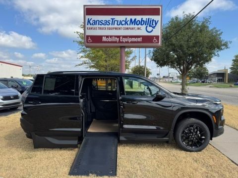 New Wheelchair Van For Sale: 2026 Chevrolet Traverse LT midnight / sport edition Wheelchair Accessible Van For Sale with a BraunAbility - Chevrolet Traverse - Wheelchair SUV on it. VIN: 1GBERGKS5TJ375176