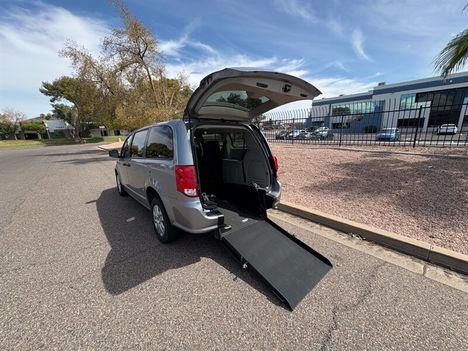 Used Wheelchair Van For Sale: 2020 Dodge Grand Caravan SE Wheelchair Accessible Van For Sale with a Ramp ADA NEMT Transport Rear Entry on it. VIN: 2C4RDGBG5LR195215