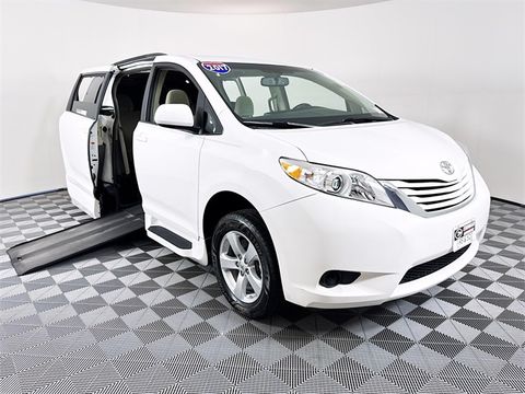 Used Wheelchair Van For Sale: 2017 Toyota Sienna LE Wheelchair Accessible Van For Sale with a Adaptive Mobility Systems - Side Entry Toyota Sienna on it. VIN: 5TDKZ3DC8HS795750