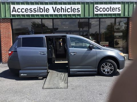 Used Wheelchair Van For Sale: 2011 Honda Odyssey EX-L Wheelchair Accessible Van For Sale with a VMI - Honda Northstar on it. VIN: 5FNRL5H61BB097802