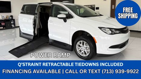 Used Wheelchair Van For Sale: 2022 Chrysler Voyager LX Wheelchair Accessible Van For Sale with a AMS Chrysler Legend Side Entry on it. VIN: 2C4RC1CG3NR155023