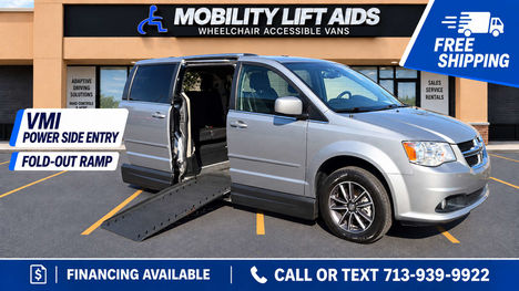 Used Wheelchair Van For Sale: 2017 Dodge Grand Caravan SXT Wheelchair Accessible Van For Sale with a VMI Chrysler Summit on it. VIN: 2C4RDGCG7HR865028