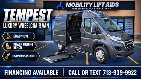 Used Wheelchair Van For Sale: 2023 Ram Promaster 2500 High Roof Wheelchair Accessible Van For Sale with a Non Branded Tempest X on it. VIN: 3C6LRVCG2PE520962
