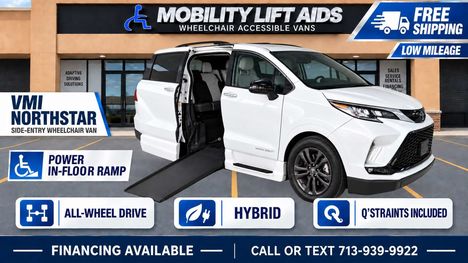 Used Wheelchair Van For Sale: 2024 Toyota Sienna XSE Wheelchair Accessible Van For Sale with a VMI Toyota Sienna Hybrid - AWD on it. VIN: 5TDDSKFC5RS130259