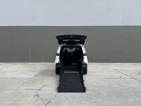 New Wheelchair Van For Sale: 2026 Toyota Sienna LE Wheelchair Accessible Van For Sale with a VMI - Toyota Sienna Hybrid - Rear Entry - FWD on it. VIN: 5TDKRKEC4TS296638 