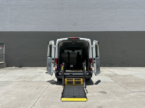 Used Wheelchair Van For Sale: 2018 Ford Transit 350 XL Medium Roof Wheelchair Accessible Van For Sale with a Non Branded - Full Size Van Conversion on it. VIN: 1FBZX2CM9JKB06812
