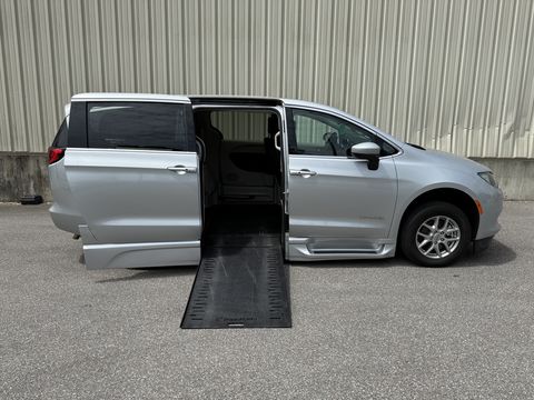 Used Wheelchair Van For Sale: 2023 Chrysler Voyager LX Wheelchair Accessible Van For Sale with a BraunAbility - Chrysler Infloor on it. VIN: 2C4RC1CG1PR538591