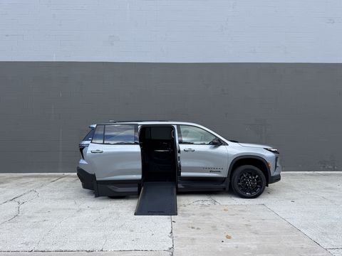New Wheelchair Van For Sale: 2026 Chevrolet Traverse LT Wheelchair Accessible Van For Sale with a BraunAbility - Chevrolet Traverse - Wheelchair SUV on it. VIN: 1GBERGKS9TJ364004