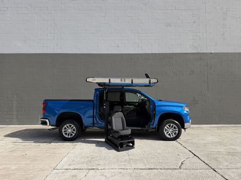 Used Wheelchair Van For Sale: 2023 Chevrolet Silverado LT Wheelchair Accessible Van For Sale with a ATC Wheelchair Truck Conversions - 1500 Chevy & GMC Trucks on it. VIN: 1GCPACEK3PZ130223