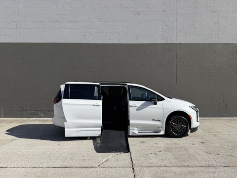 New Wheelchair Van For Sale: 2027 Chrysler Pacifica Select Sport Wheelchair Accessible Van For Sale with a BraunAbility - Chrysler Entervan XT on it. VIN: 2C4RC1BG3VR557531