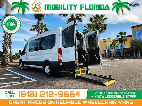 Used Wheelchair Van For Sale: 2024 Ford Transit Passenger Wagon XL Wheelchair Accessible Van For Sale with a  on it. VIN: 1FBAX2C8XRKB57487