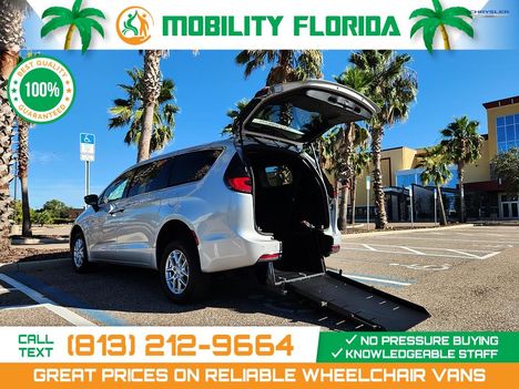 Used Wheelchair Van For Sale: 2026 Chrysler Pacifica Select Wheelchair Accessible Van For Sale with a  on it. VIN: 2C4RC1BG4TR191074