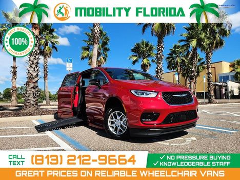 Used Wheelchair Van For Sale: 2025 Chrysler Pacifica Select Wheelchair Accessible Van For Sale with a  on it. VIN: 2C4RC1BG7SR613014