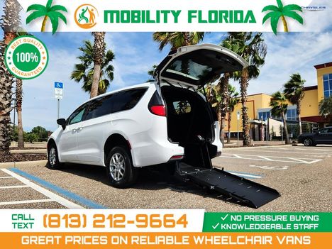 Used Wheelchair Van For Sale: 2025 Chrysler Voyager LX Wheelchair Accessible Van For Sale with a  on it. VIN: 2C4RC1CG9SR588308