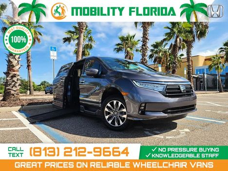 Used Wheelchair Van For Sale: 2022 Honda Odyssey EX-L Wheelchair Accessible Van For Sale with a  on it. VIN: 5FNRL6H76NB062420