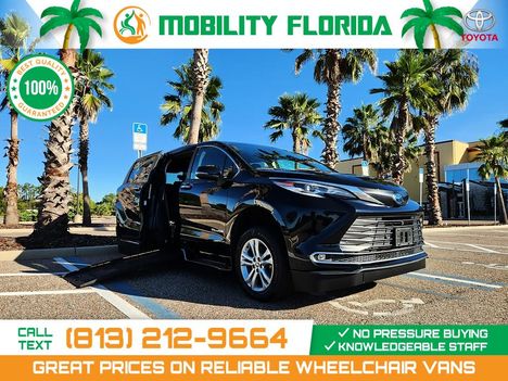 Used Wheelchair Van For Sale: 2023 Toyota Sienna Platinum Wheelchair Accessible Van For Sale with a  on it. VIN: 5TDERKEC6PS175340