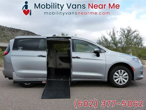 Used Wheelchair Van For Sale: 2020 Chrysler Voyager Wheelchair Handicap Wheelchair Accessible Van For Sale with a  on it. VIN: 2C4RC1AG8LR249236