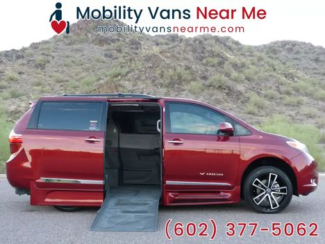 Used Wheelchair Van For Sale: 2015 Toyota Sienna Wheelchair Handicap Wheelchair Accessible Van For Sale with a  on it. VIN: 5TDYK3DC7FS581635