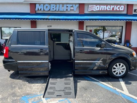 Used Wheelchair Van For Sale: 2015 Chrysler Town & Country  Wheelchair Accessible Van For Sale with a BraunAbility - Chrysler Foldout on it. VIN: 2C4RC1BG7FR577685