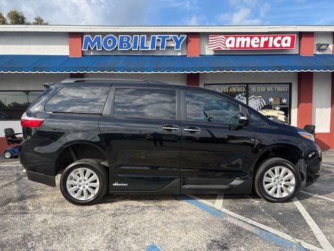 Used Wheelchair Van For Sale: 2015 Toyota Sienna  Wheelchair Accessible Van For Sale with a VMI - Toyota Sienna Hybrid - Side Entry - FWD on it. VIN:  5TDYK3DC2FS579954