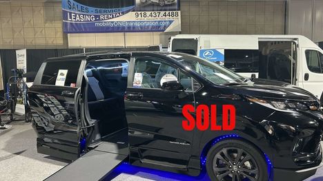 New Wheelchair Van For Sale: 2025 Toyota Sienna XSE Wheelchair Accessible Van For Sale with a  on it. VIN: 5TDDRKEC9SS264114