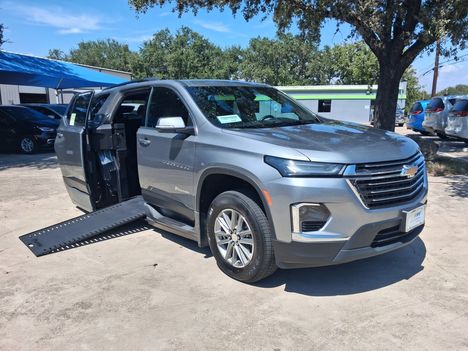 Used Wheelchair Van For Sale: 2023 Chevrolet Traverse LT Wheelchair Accessible Van For Sale with a BraunAbility Braun XI on it. VIN: 1GNERGKW3PJ173951