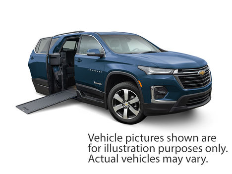 Used Wheelchair Van For Sale: 2023 Chevrolet Traverse LT Cloth Wheelchair Accessible Van For Sale with a BraunAbility Braun XI on it. VIN: 1GNERGKW4PJ125780