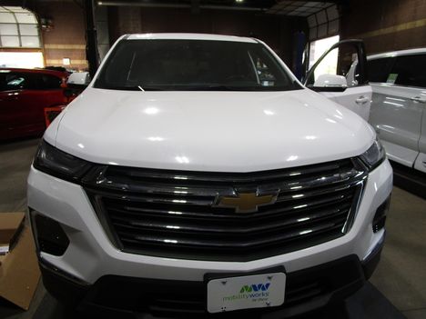 Used Wheelchair Van For Sale: 2023 Chevrolet Traverse LT Cloth Wheelchair Accessible Van For Sale with a BraunAbility Braun XI on it. VIN: 1GNERGKW6PJ125487